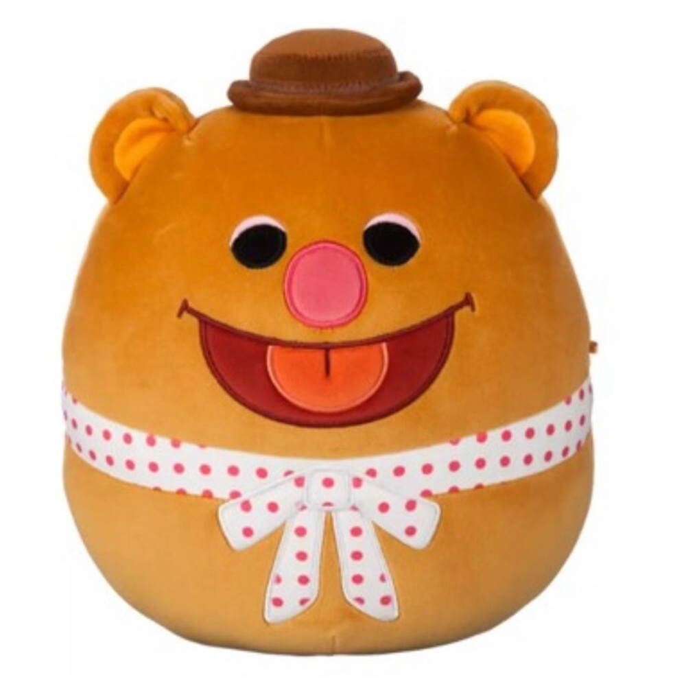 BRAND NEW DISNEY The Muppets Fozzie Bear Squishmallow 10” Plush